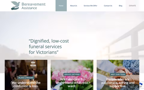 Bereavement Assistance website