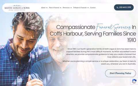 Keith Logue & Sons website