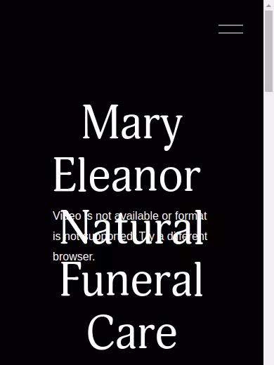Mary Eleanor Natural Funeral Care website