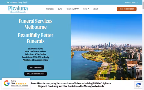 Picaluna Newcastle website