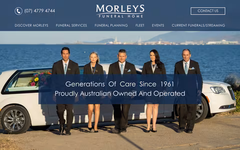 Morleys Funerals Pty. Ltd. website