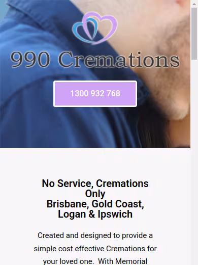 990 Cremations website