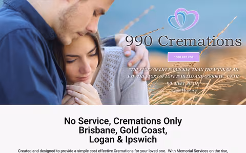 990 Cremations website