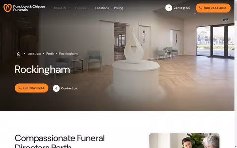 Purslowe & Chipper Funerals website