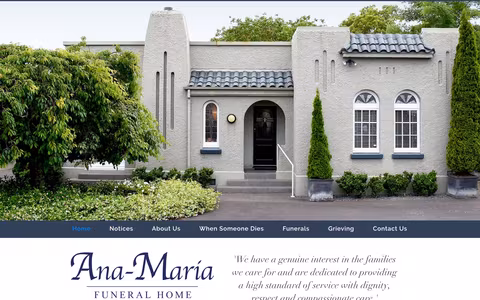 Ana-Maria Funeral Home website
