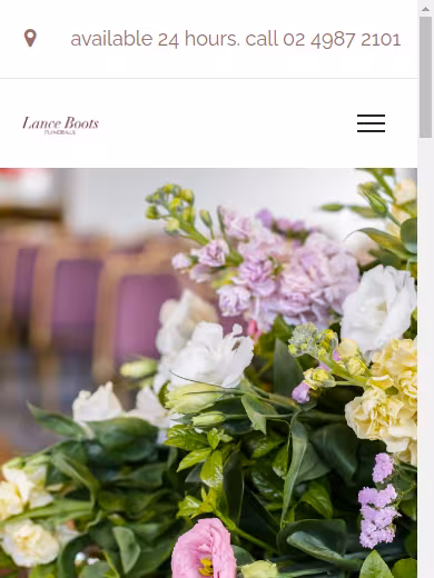 Lance Boots Funerals, Raymond Terrace website