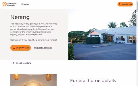 Somerville Funerals website