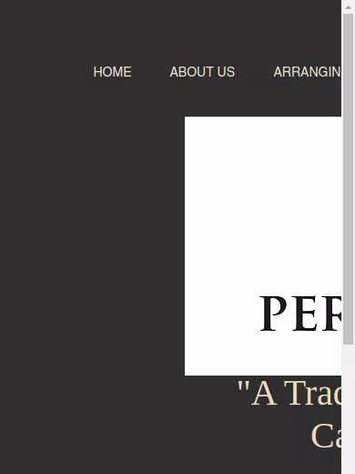 Personalised Funerals website