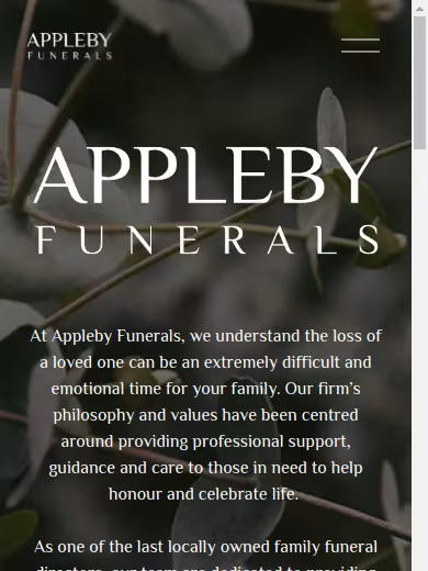 Appleby Funerals - Inglewood (Bendigo Office) website