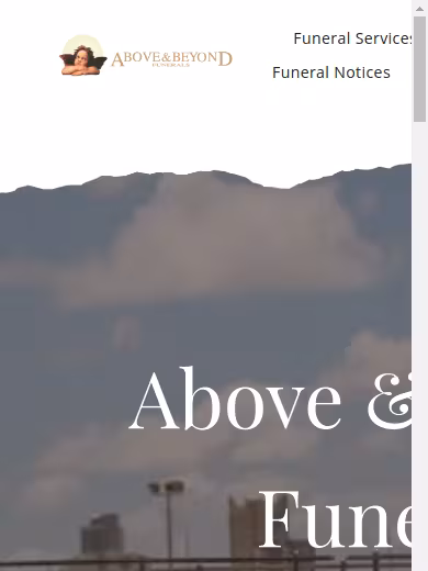 Above & Beyond Funerals website