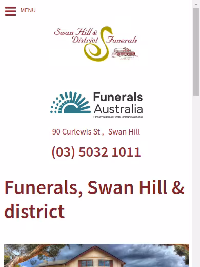 Swan Hill & District Funerals website