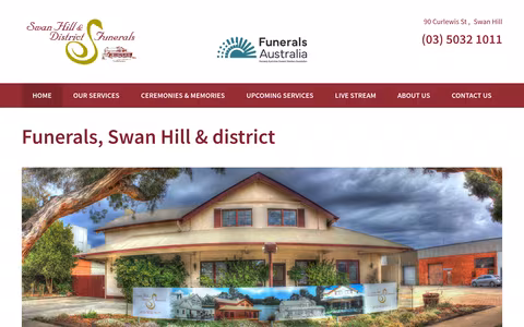Swan Hill & District Funerals website
