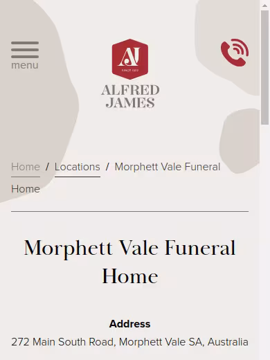 Alfred James website