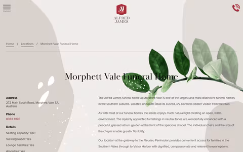Alfred James website