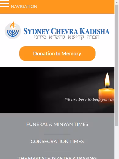 Sydney Chevra Kadisha website