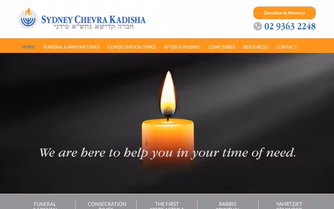 Sydney Chevra Kadisha website