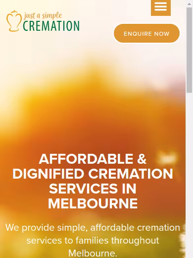 Just a Simple Cremation website