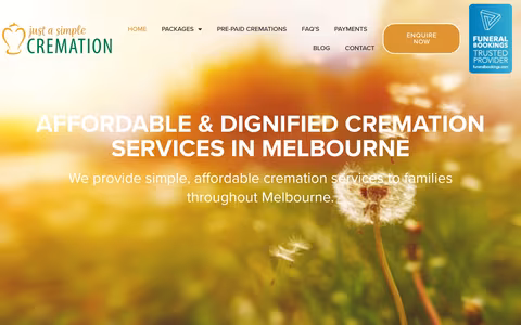 Just a Simple Cremation website