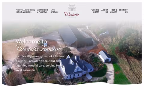 Westella Funerals website