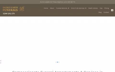 Sacred Earth Funerals website