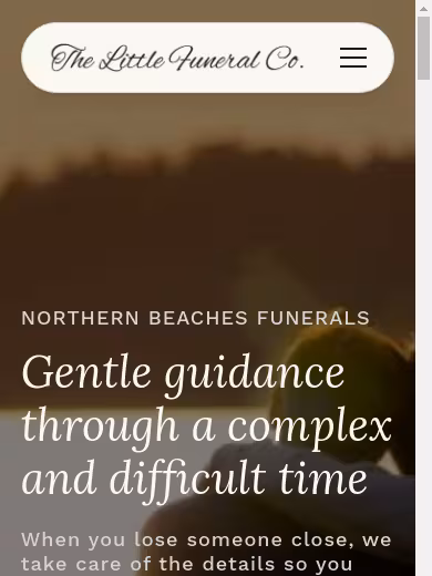 The Little Funeral Company website