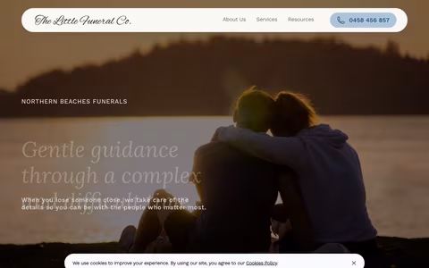 The Little Funeral Company website