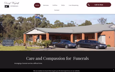 Darryl J. Wagstaff Funerals website
