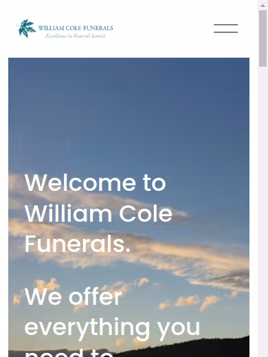 William Cole Funerals website