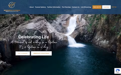 Newhaven Funerals North Queensland website