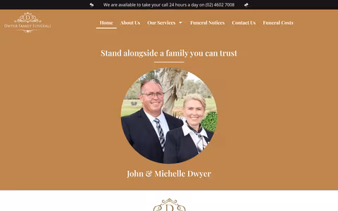 Dwyer Family Funerals website