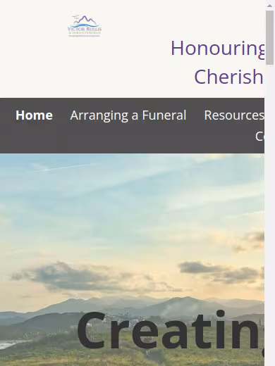 Victor Rullis Funerals website