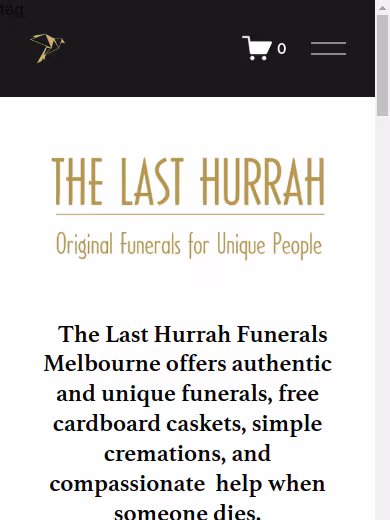 The Last Hurrah Funerals website