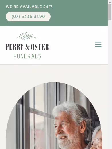 Perry & Oster Funerals website