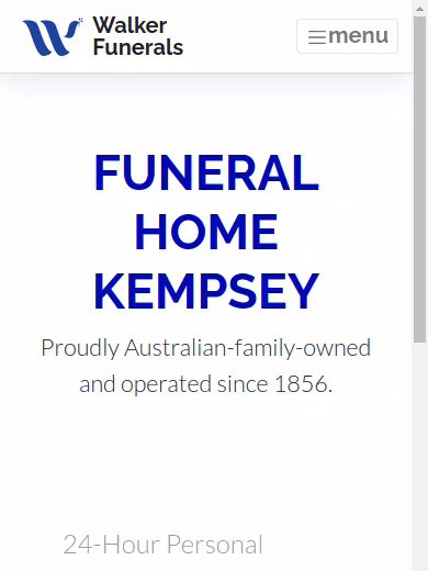 Robert B Walker Funerals website