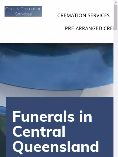 Quality Cremation Services website